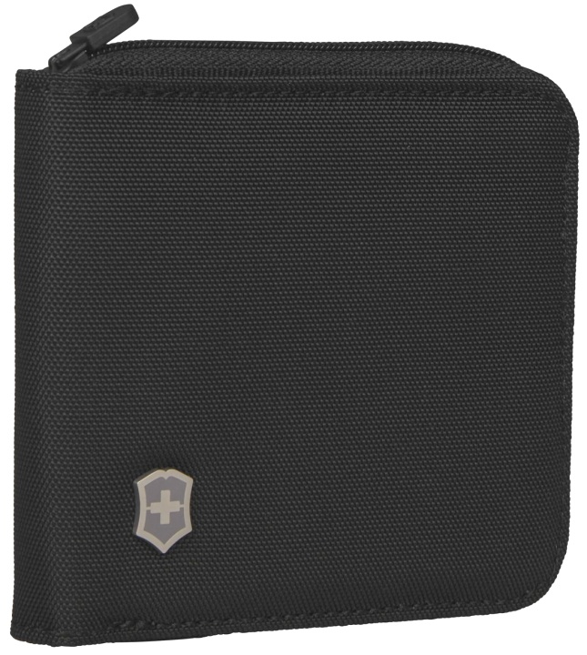  Бумажник VICTORINOX TA 5.0 Zip-Around Wallet с RFID защитой, чёрный, нейлон, 11x1x10 см