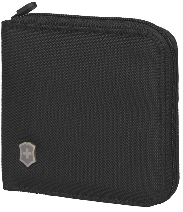  Бумажник VICTORINOX TA 5.0 Zip-Around Wallet с RFID защитой, чёрный, нейлон, 11x1x10 см