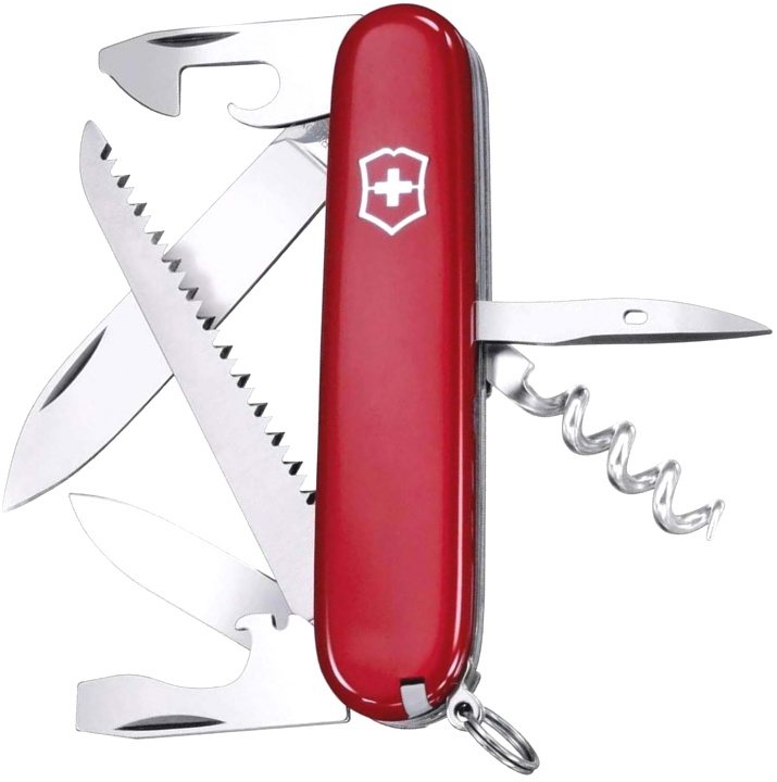 Нож Victorinox Camper, 91мм, 13 функций, красный