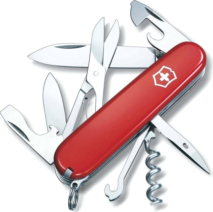 Нож Victorinox Climber, 91 мм, 14 функций, красный 1.3703