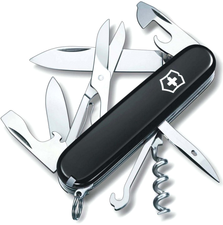 Нож Victorinox Climber, 91 мм, 14 функций, черный