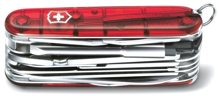 Нож Victorinox CyberTool, 91 мм, 41 функция, полупрозрачный красный