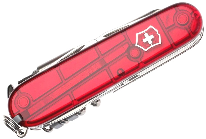 Нож Victorinox CyberTool 29, 91 мм, 27 функций, полупрозрачный красный