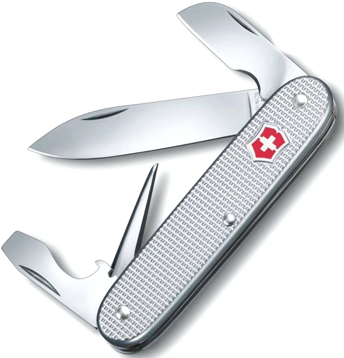 Нож Victorinox Electrician, 93 мм, 7 функций, рифлёный алюминий