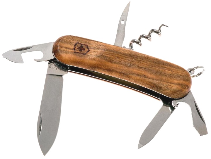 Нож Victorinox Evowood 10, 85 мм, 11 функций, дерево