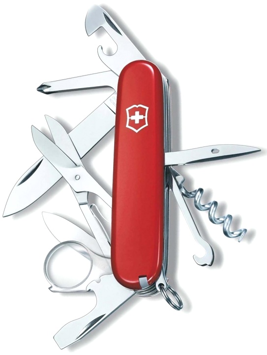 Нож Victorinox Explorer, 91 мм, 16 функций, красный