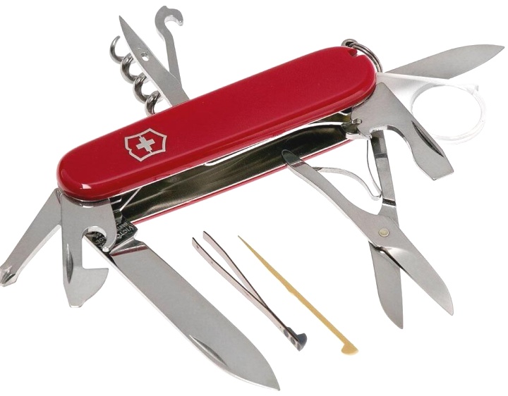 Нож Victorinox Explorer, 91 мм, 16 функций, красный