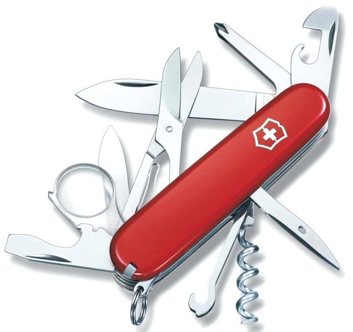 Нож Victorinox Explorer, 91 мм, 16 функций, красный