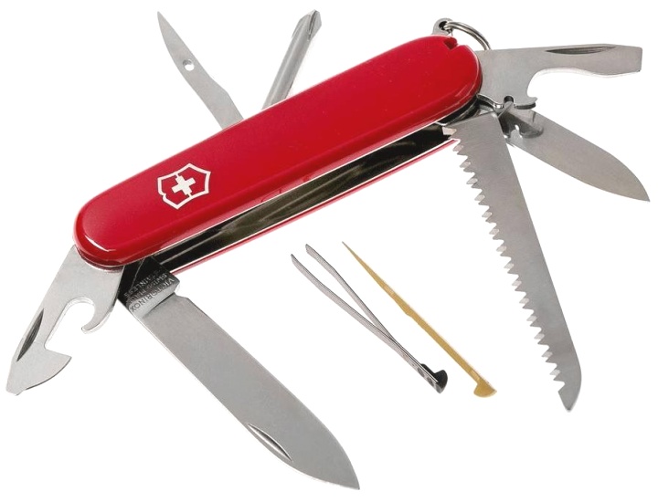 Нож Victorinox Hiker, 91 мм, 13 функций, красный