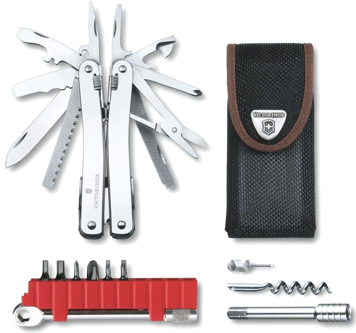  Мультитул Victorinox SwissTool Spirit X Plus Ratchet, 105 мм, 36 функций, нейлоновый чехол