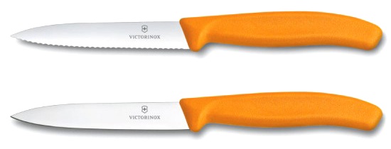  Набор кухонных ножей Victorinox Swiss Classic, 2 предмета, оранжевый