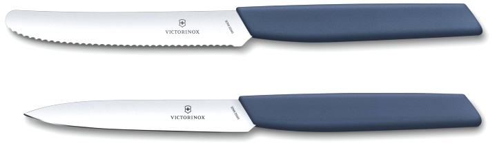  Набор кухонных ножей Victorinox Swiss Modern, 2 предмета, синий