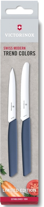  Набор кухонных ножей Victorinox Swiss Modern, 2 предмета, синий