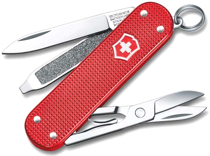  Нож-брелок Victorinox Classic SD Alox Colors, 58 мм, 5 функций, 