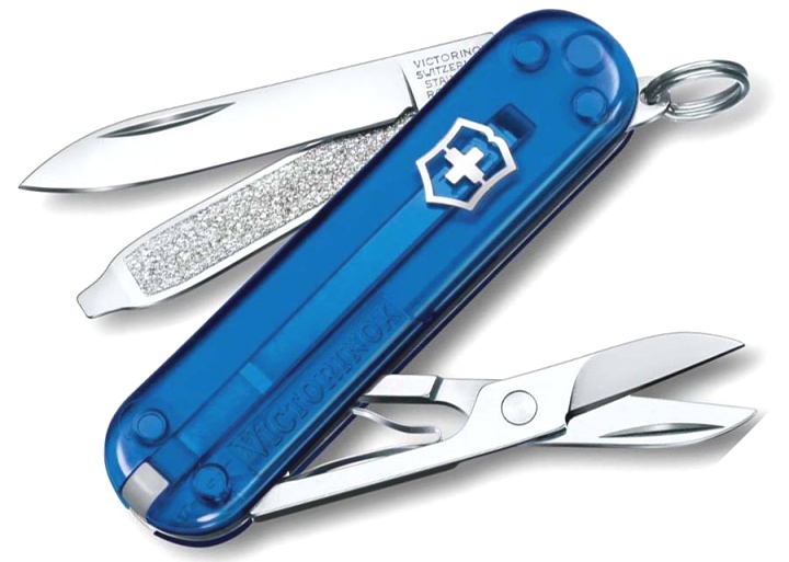  Нож-брелок Victorinox Classic SD Colors, 58 мм, 7 функций, 