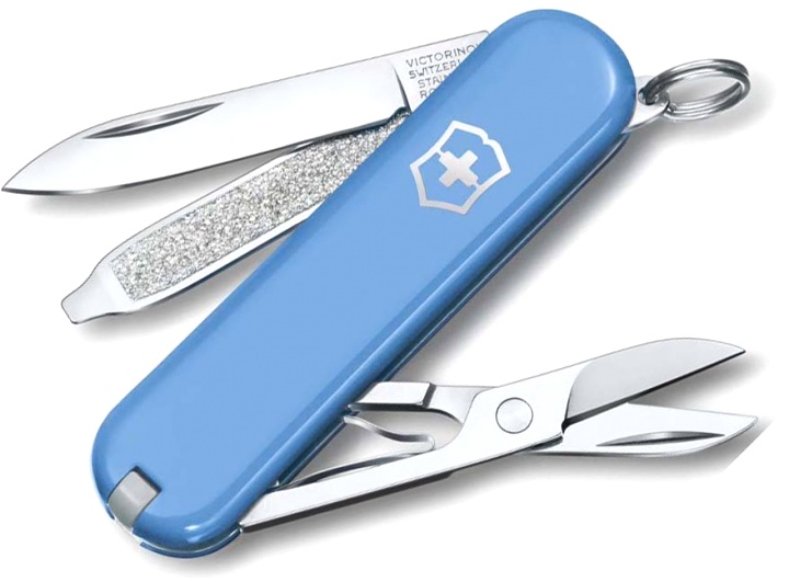  Нож-брелок Victorinox Classic SD Colors, 58 мм, 7 функций, 