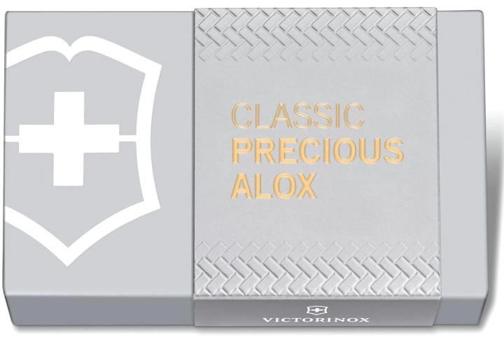  Нож-брелок Victorinox Classic SD Precious Alox Brass Gold, 58 мм, 5 функций, золотистый