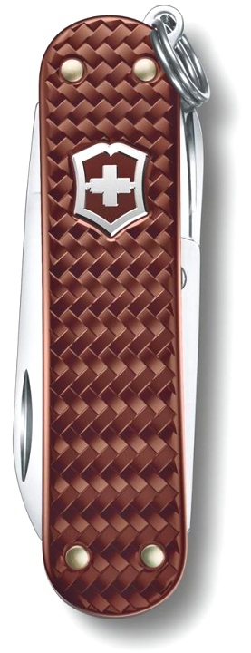  Нож-брелок Victorinox Classic SD Precious Alox Hazel Brown, 58 мм, 5 функций, коричневый