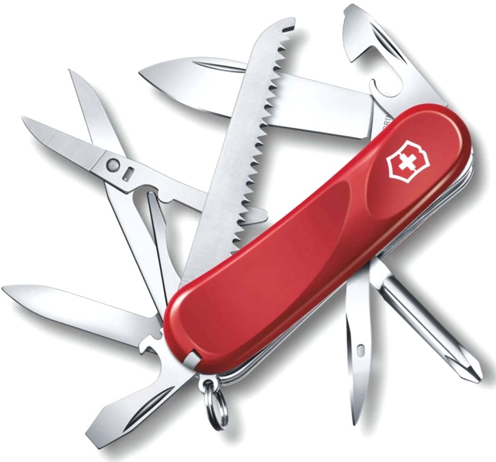 Нож Victorinox Evolution 18, 85 мм, 12 функций, красный