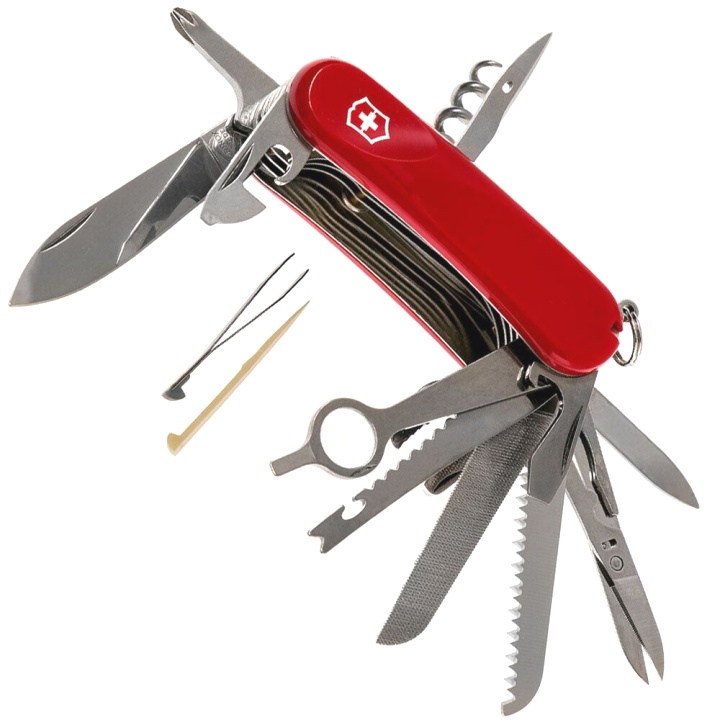 Нож Victorinox Evolution 28, 85 мм, 23 функции, красный