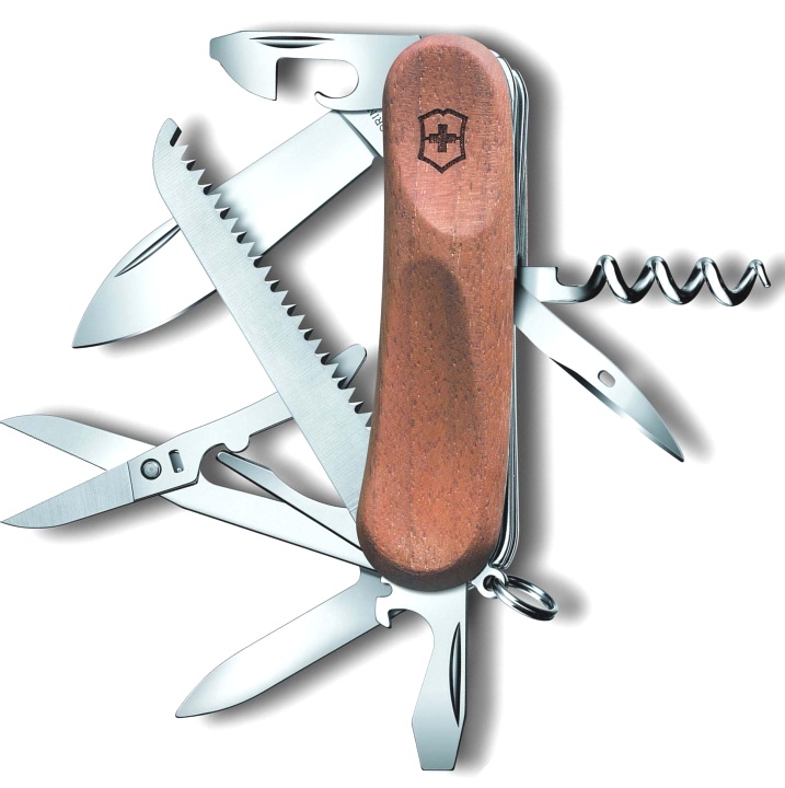 Нож Victorinox Evowood 17, 85 мм, 13 функций, дерево