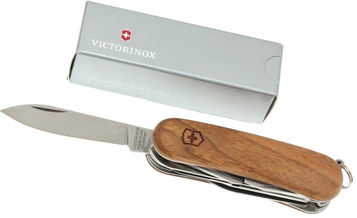 Нож Victorinox Evowood 17, 85 мм, 13 функций, дерево