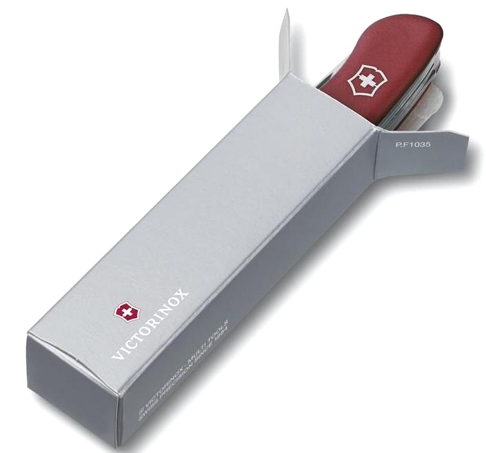  Нож перочинный Victorinox Cheese Master, 111 мм, 8 функций, с фиксатором лезвия, красный