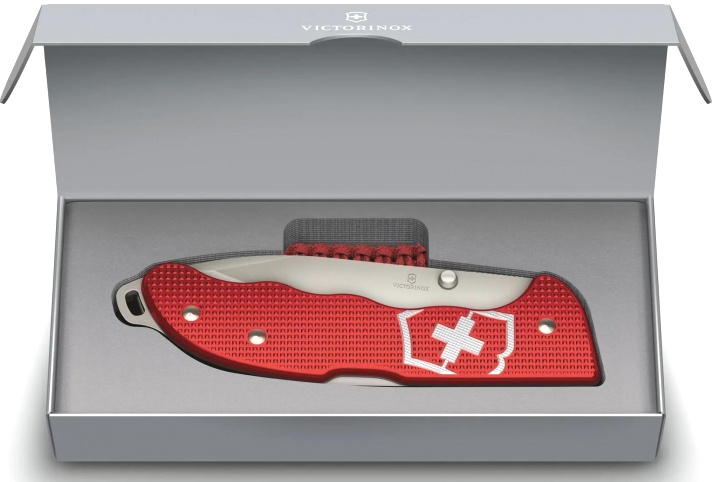  Нож перочинный Victorinox Evoke Alox, 136мм., 5функций, красный, подар.коробка