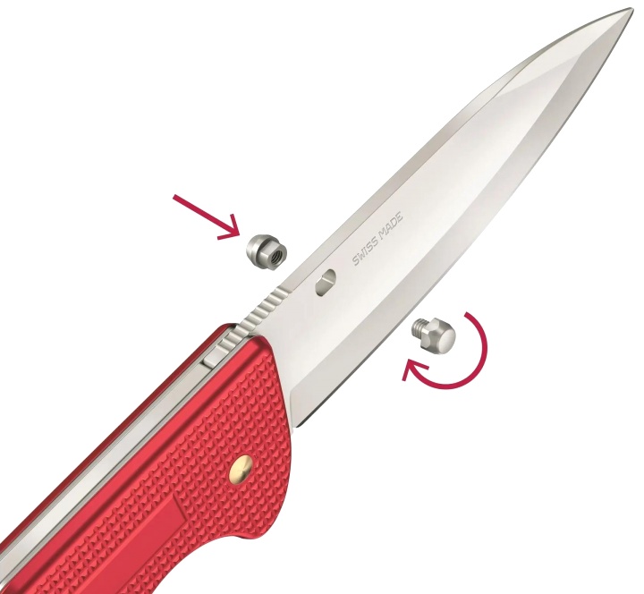  Нож перочинный Victorinox Evoke Alox, 136мм., 5функций, красный, подар.коробка