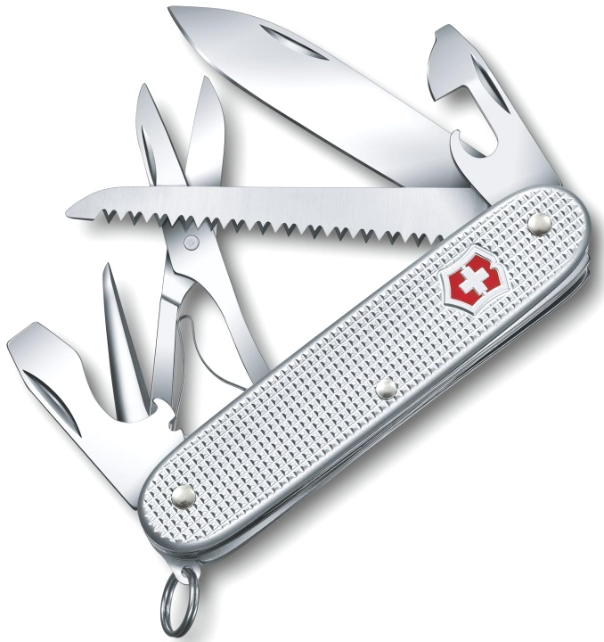  Нож перочинный Victorinox Farmer X Alox, 93 мм, 10 функций, рифлёный алюминий