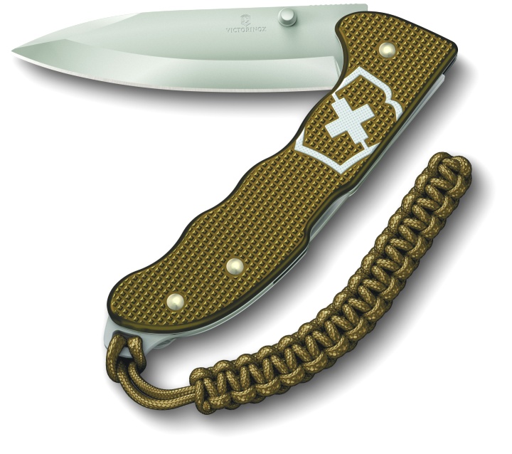  Нож перочинный Victorinox Hunter Pro Alox,136мм., 4функц., коричневый, подар.коробка