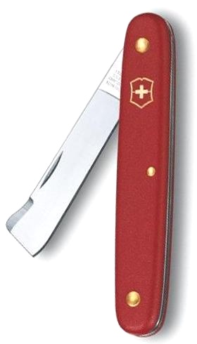  Нож прививочный и садовый Victorinox EcoLine, 100 мм, 1 функция, красный