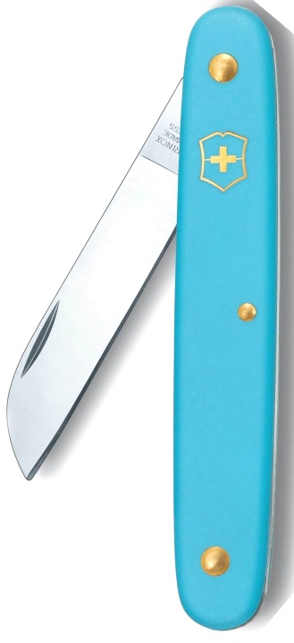  Нож Victorinox EcoLine Floral, 155 мм, 1 функция, голубой