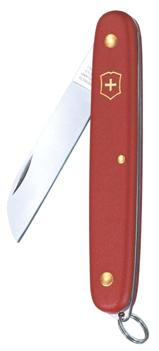  Нож Victorinox EcoLine Floral, 155 мм, 1 функция, красный