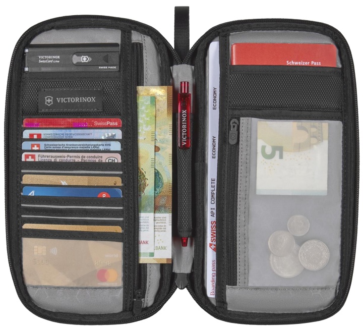  Органайзер VICTORINOX TA 5.0 Travel Organizer с RFID защитой, красный, нейлон, 13x3x26 см