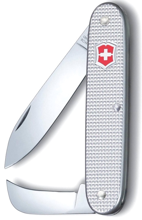 Нож Victorinox Pioneer, 93 мм, 2 функции, рифлёный алюминий