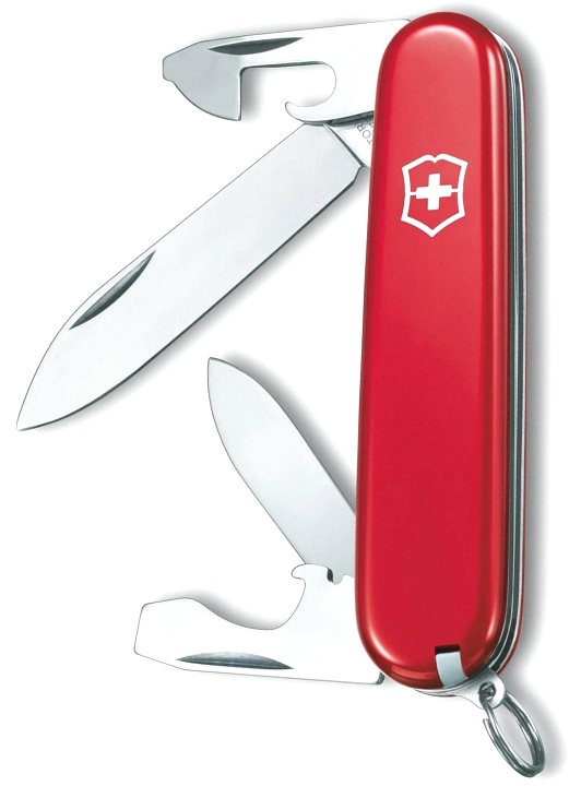 Нож Victorinox Recruit, 84 мм, 10 функций, красный