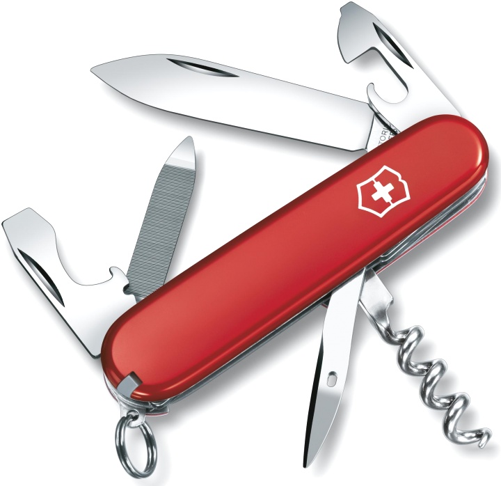 Нож Victorinox Sportsman, 84 мм, 13 функций, красный 0.3803