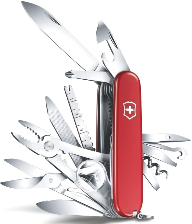 Нож Victorinox Swiss Champ, 91 мм, 33 функции, красный