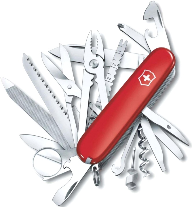 Нож Victorinox Swiss Champ, 91 мм, 33 функции, красный