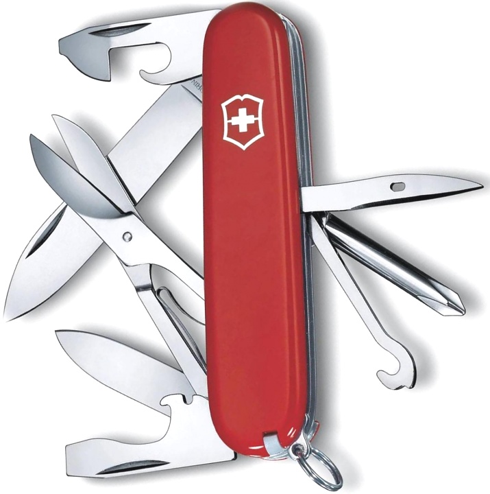 Нож Victorinox Super Tinker, 91 мм, 14 функций, красный