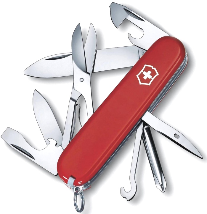 Нож Victorinox Super Tinker, 91 мм, 14 функций, красный