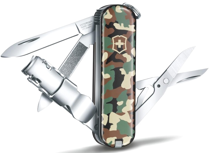 Нож-брелок Victorinox NailClip 580, 65 мм, 8 функций, 